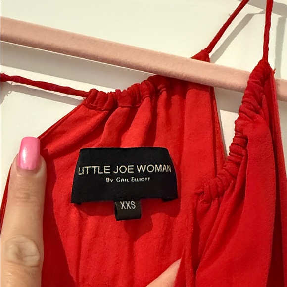 Chic Red Ruffle Mini Dress - Picture 2 of 8